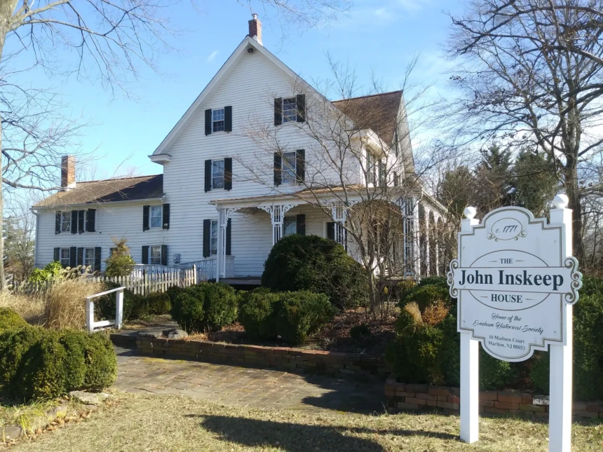 John Inskeep House - Now Evesham Historical Society
