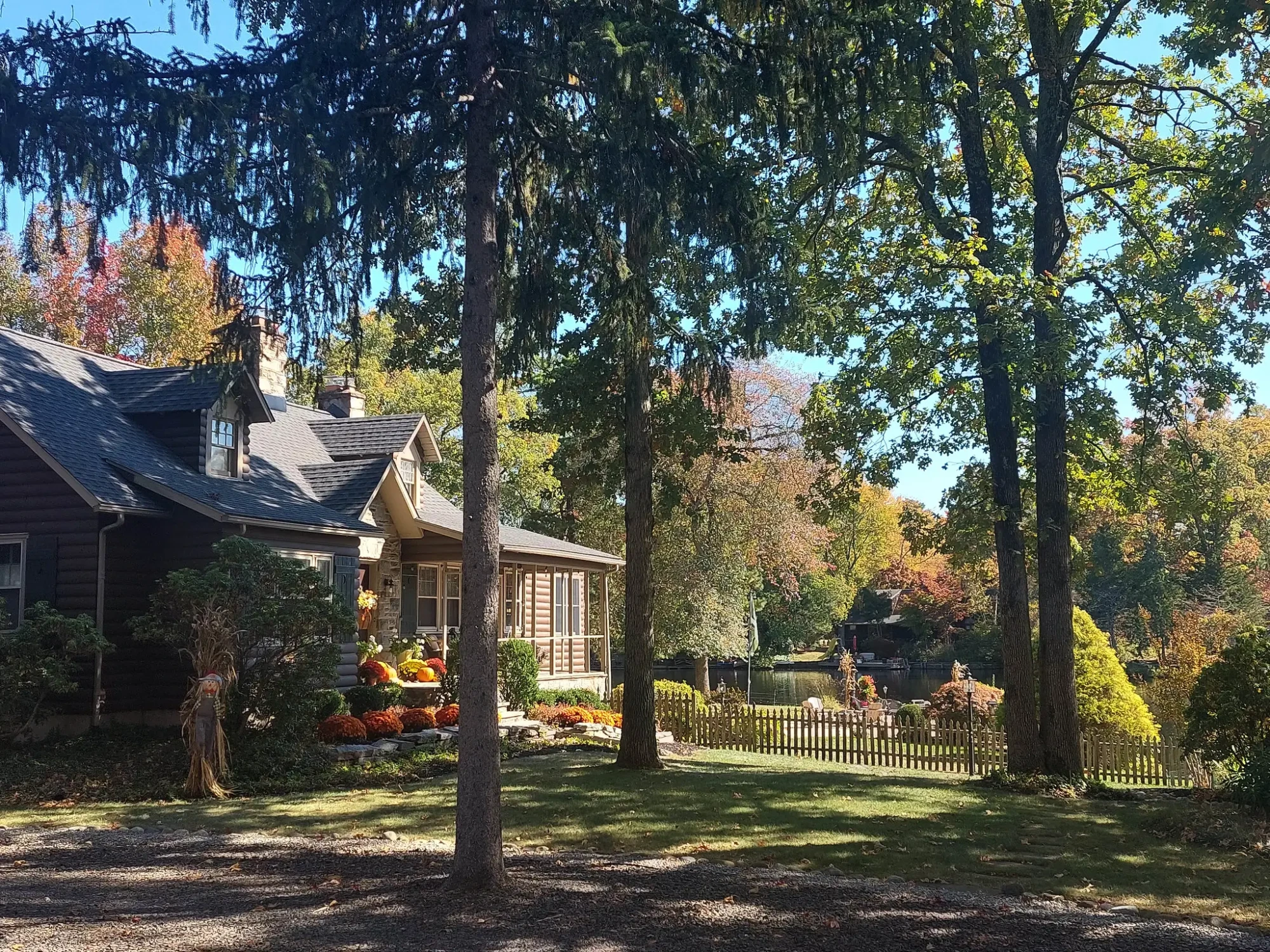 Inside Medford & Medford Lakes: Small Town Center, Big Lake Culture 2 medford lakepine log home fall scaled
